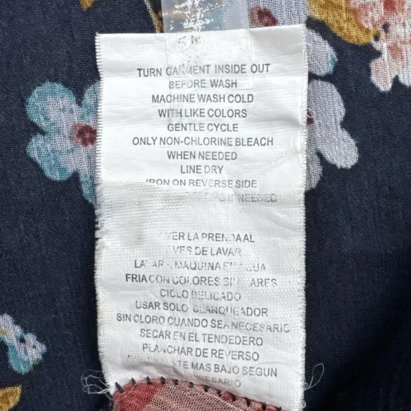 Rewind Floral Kimono Cardigan 3XL Sage Lace Trim Boho Lightweight Sheer Layer - Picture 8 of 8